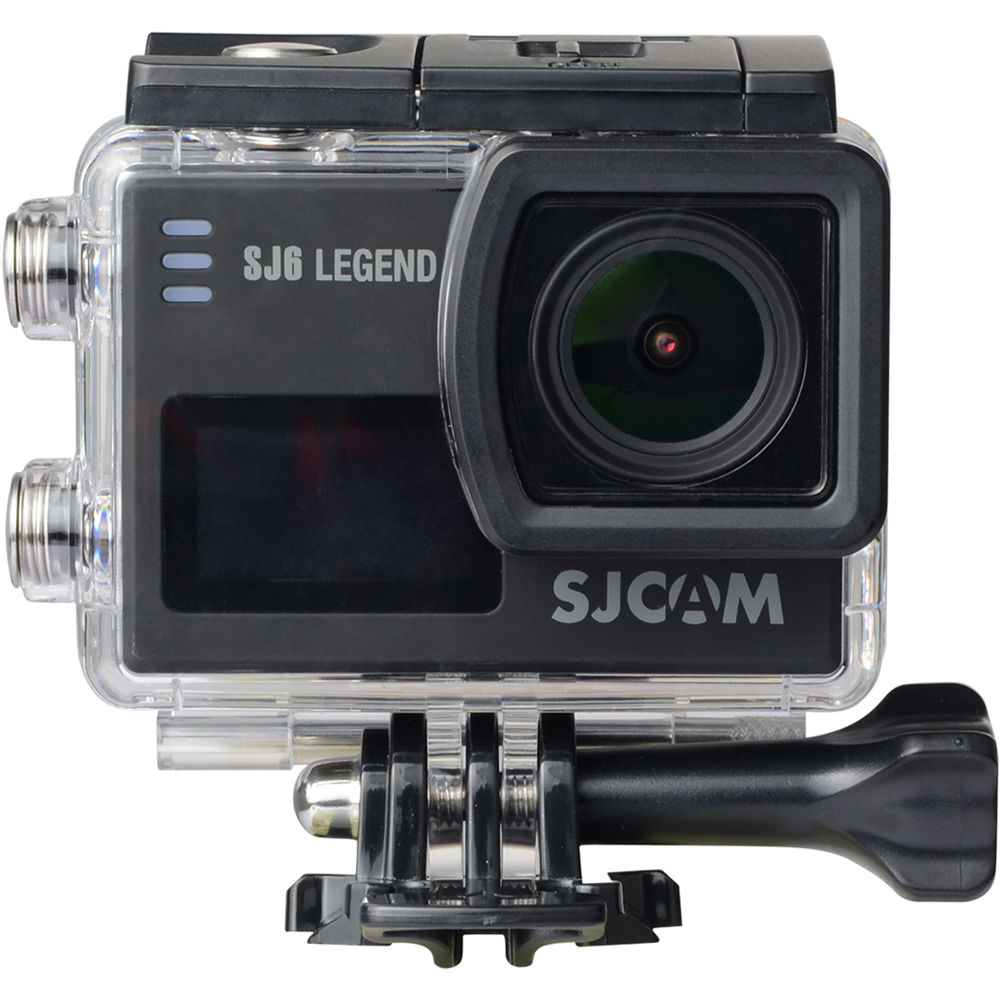 Cámara de Acción SJCAM SJ6 Legend 4K (Negra) - 16MP, Estabilización Giroscópica, Pantalla Táctil, Mo