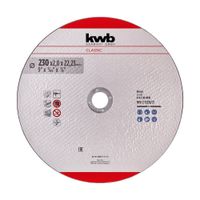 Disco de Corte 230x1,9 mm Carburo de Silicio KWB Gris