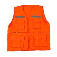 Chaleco de Drill Naranja XL Werken Económico con Cinta Reflectiva