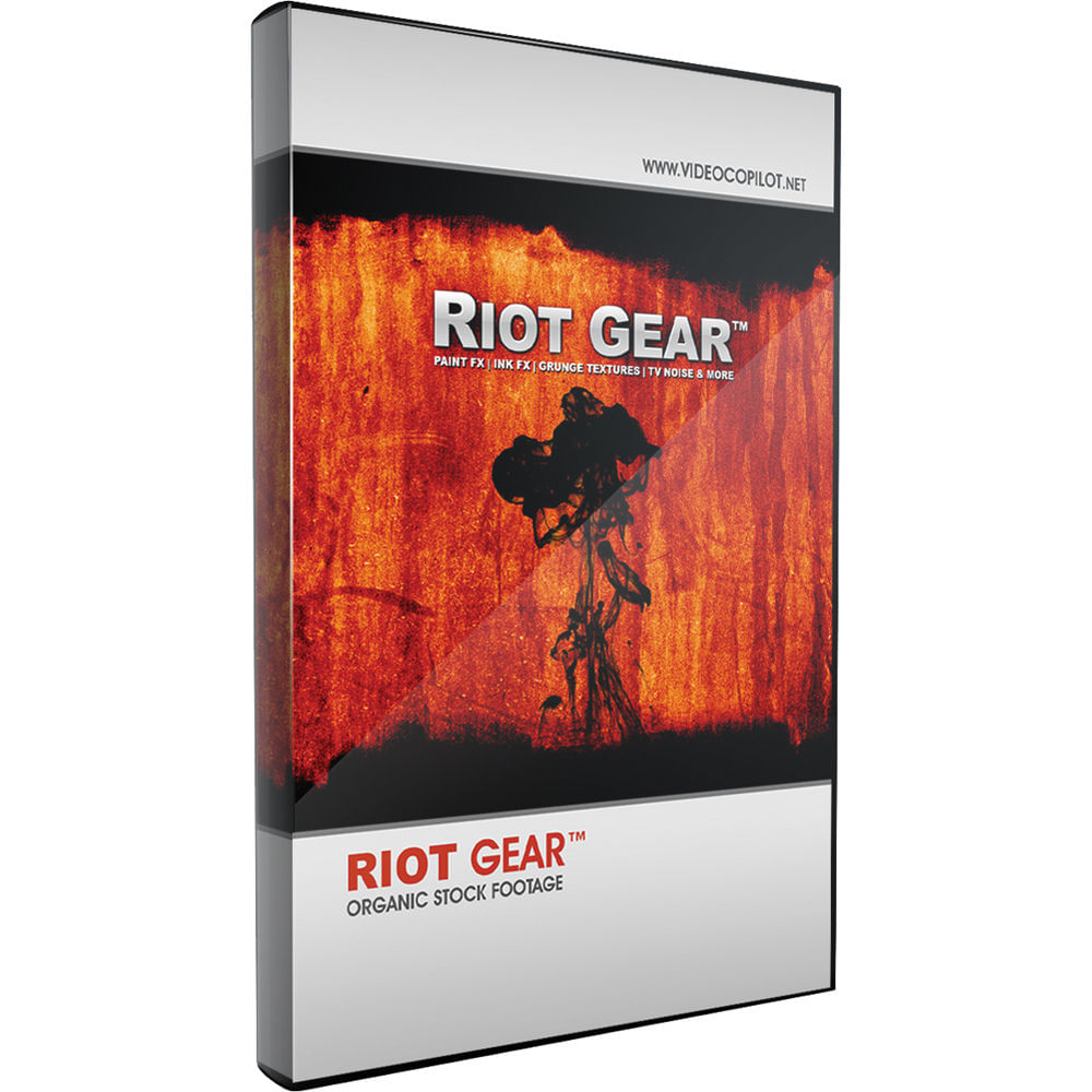 Video Copilot Riot Gear: Colección de 155 Elementos Visuales para Títulos, Tráilers y Efectos Especi