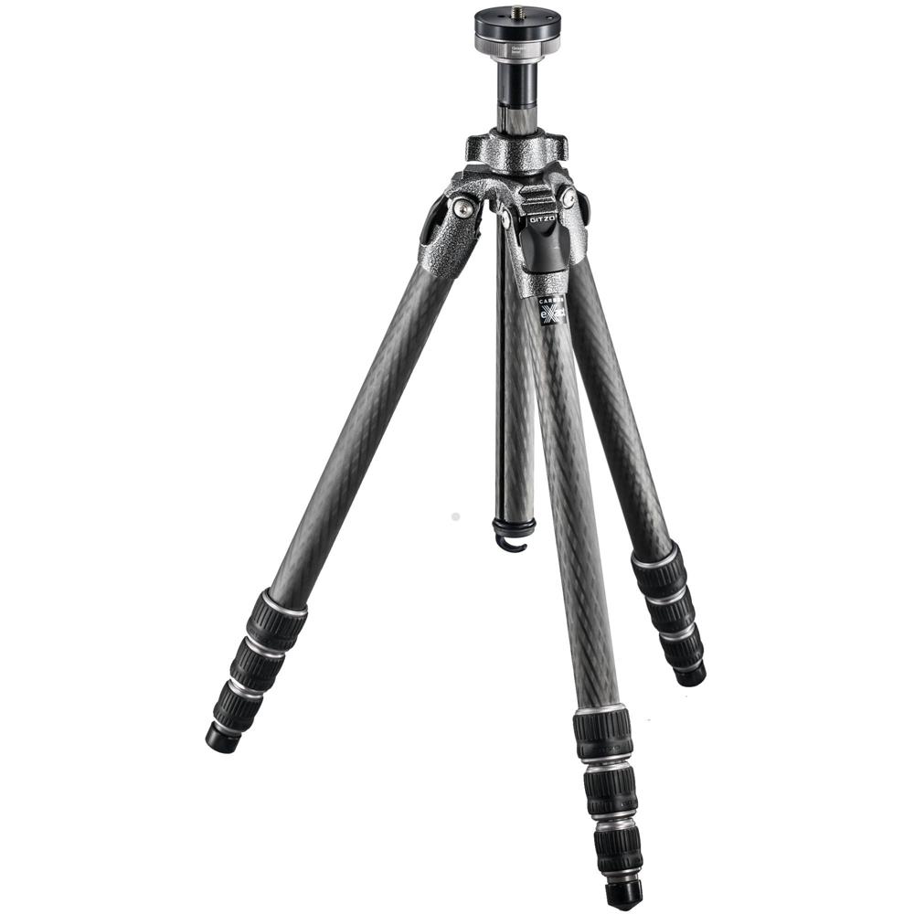 Trípode de Fibra de Carbono Gitzo GT2542 Mountaineer - Capacidad de Carga 48.5 lb, Altura Máxima 65.