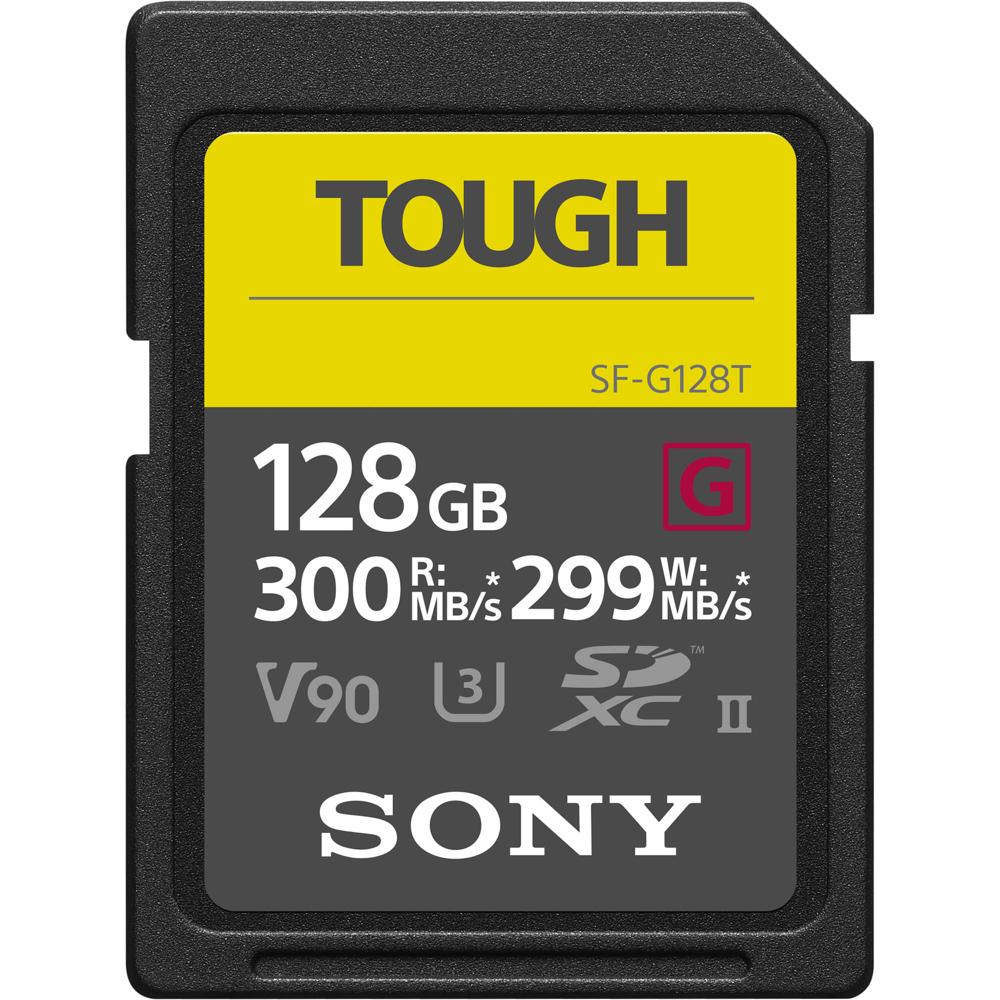 Tarjeta de Memoria Sony 128GB SF-G TOUGH Series UHS-II SDXC - Velocidad de Lectura 300 MB/s, Velocid
