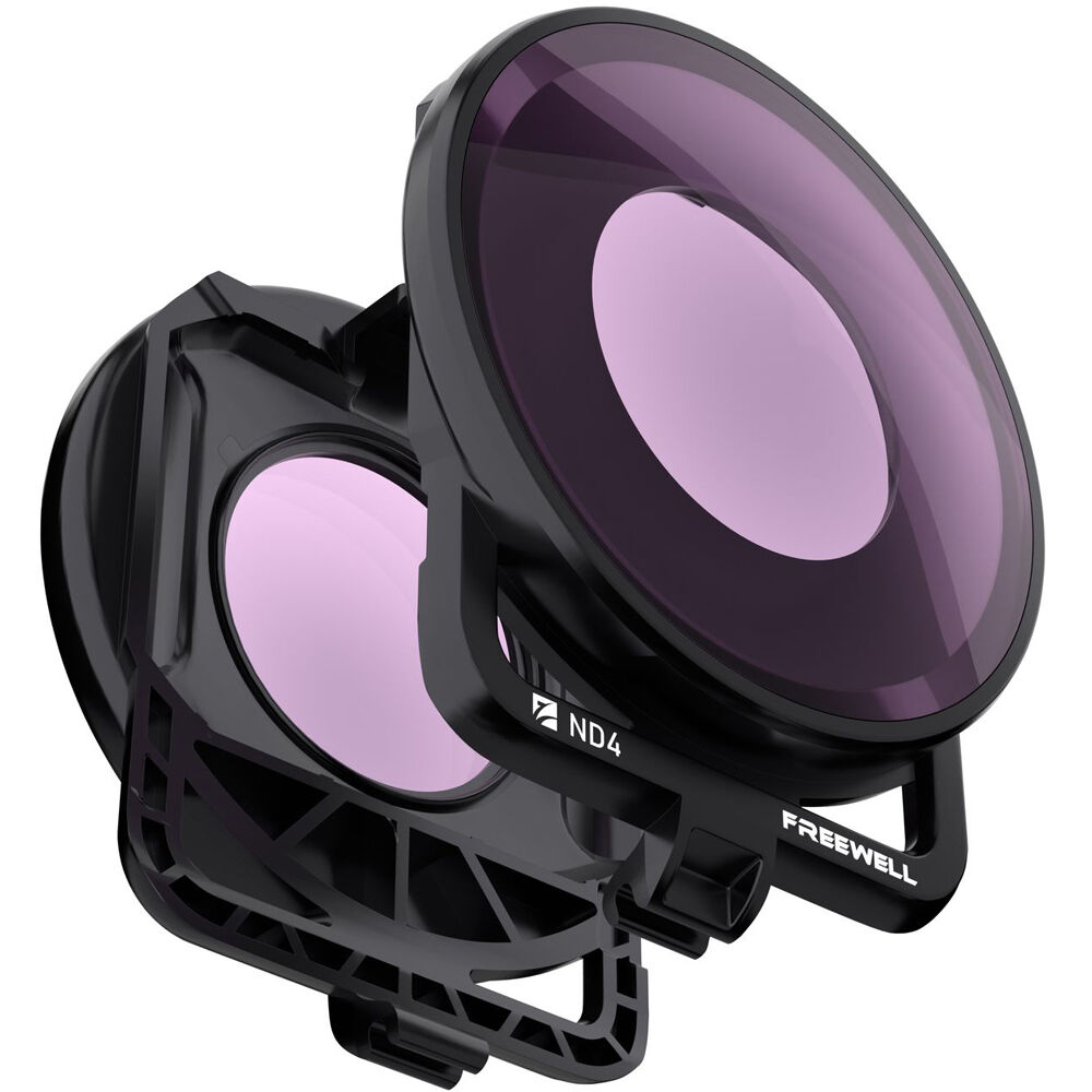 Filtros de Lente ND4 Freewell para Cámara Insta360 One R (2 Paradas, Par) - Dos Filtros, Cada Uno pa
