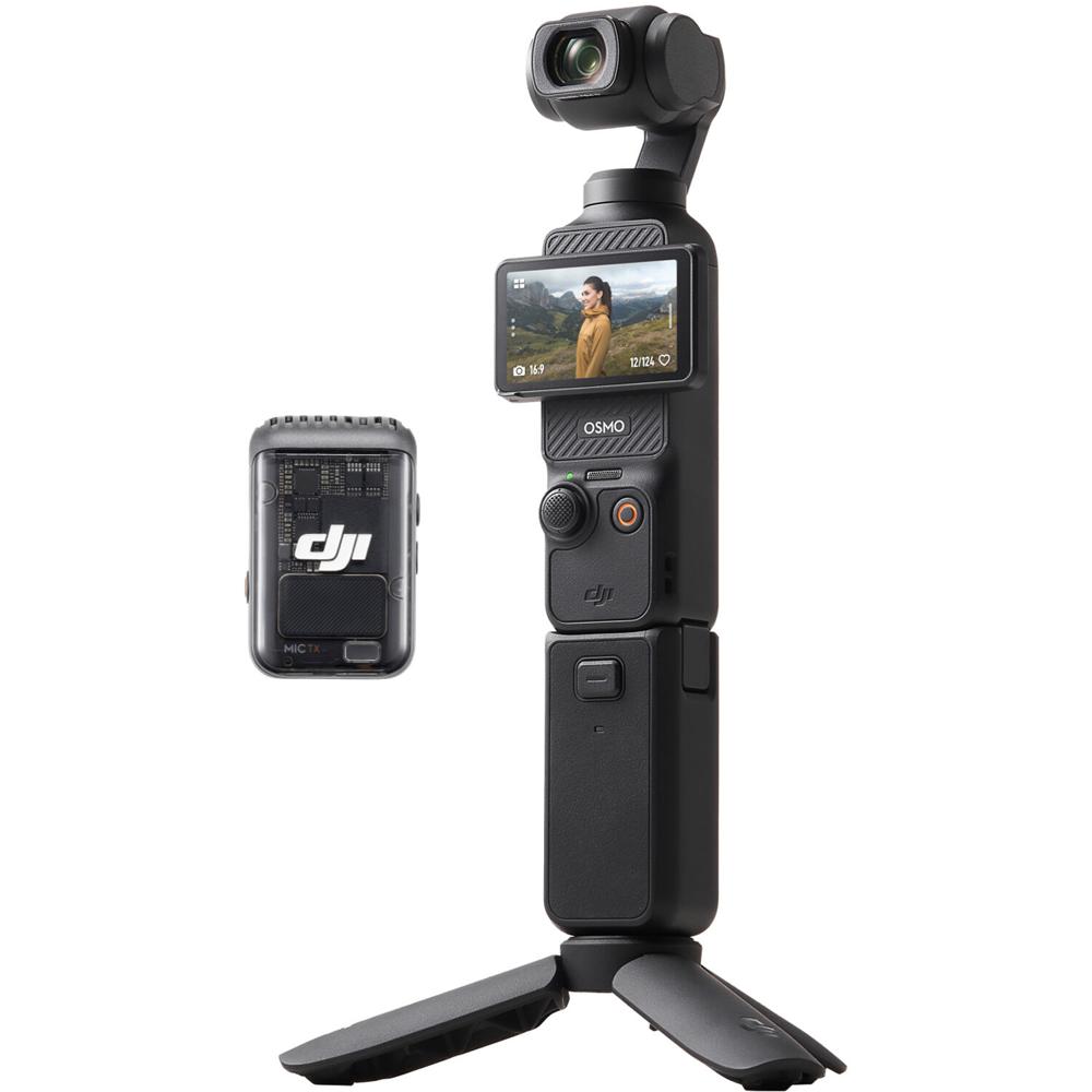 DJI Osmo Pocket 3 Creator Combo: Cámara, Mango con Batería, Lente Gran Angular, Micrófono DJI Mic 2,