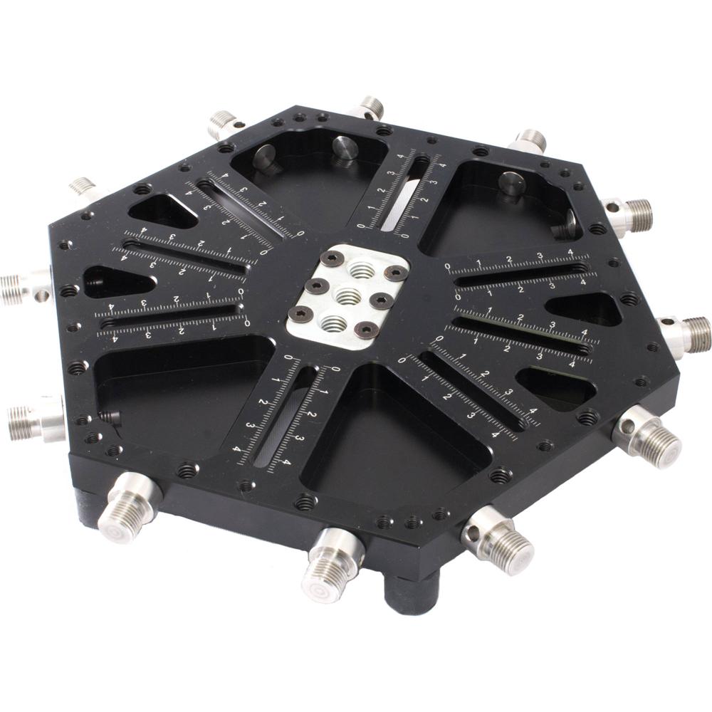 CINEGEARS Hex Mini: Sistema de Soporte Ajustable para Cámara VR/360 con Montaje para 7 Cámaras y Con