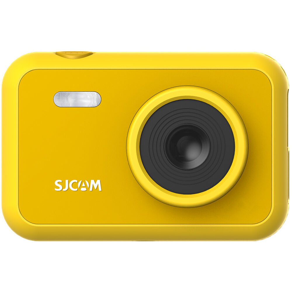 Cámara de Acción SJCAM FunCam para Niños (Amarillo) - Pantalla de 2"", Videos HD 720p, Juegos Integra
