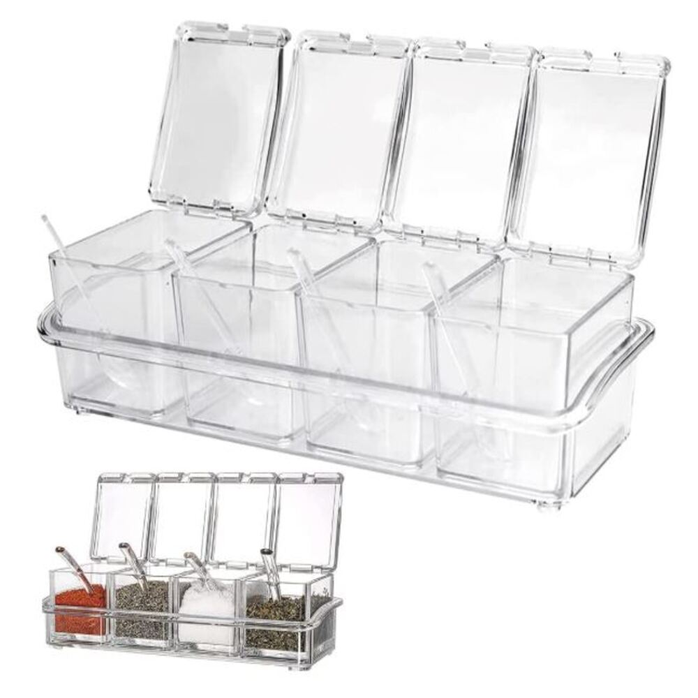 Condimentero de especias 4 en 1 para cocina