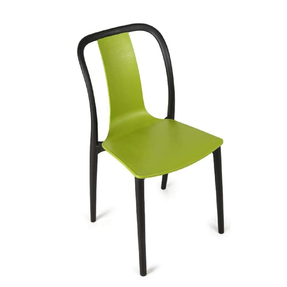 Silla Moderna de Comedor Marks color Verde/Negro TU MESITA
