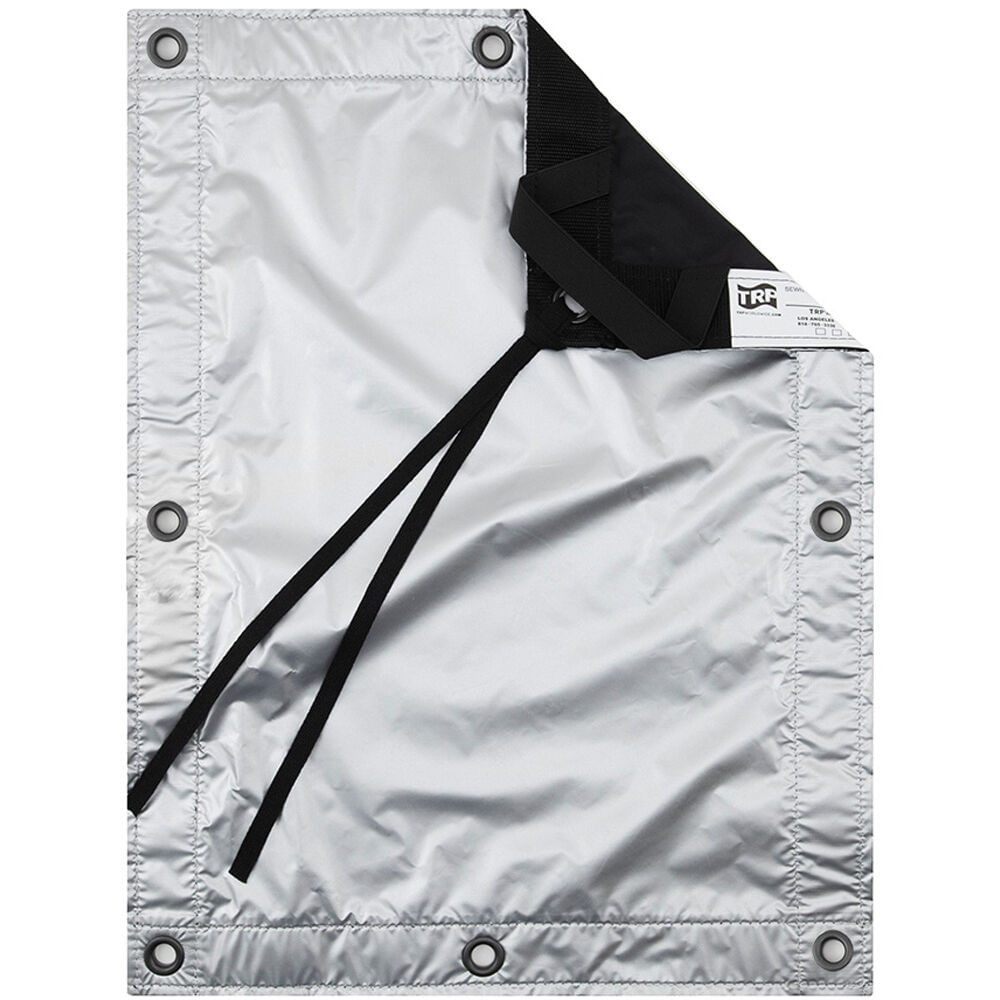 TRP WORLDWIDE Tela de Rebote Suave Plateada (20 x 20') - Rebote Suave y Fibra Ligera y Duradera