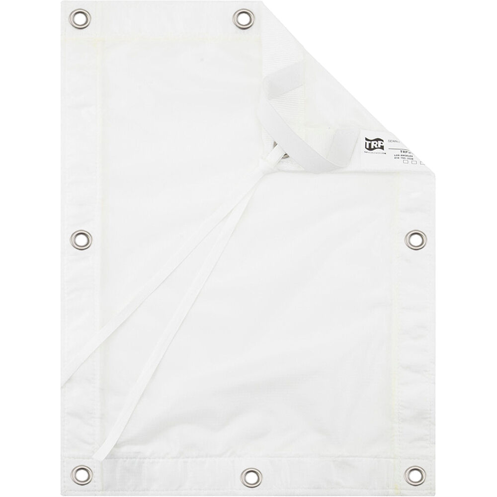 TRP WORLDWIDE Tela Silenciosa Grid (Cuarto, 8 x 8') - Extremadamente Duradera y Ligera para Uso en C