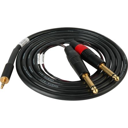 Monosaudio Câble De Mise à Niveau Audio 4,4 Vers Double 3,5 Mm Pour Casque Haut De Gamme