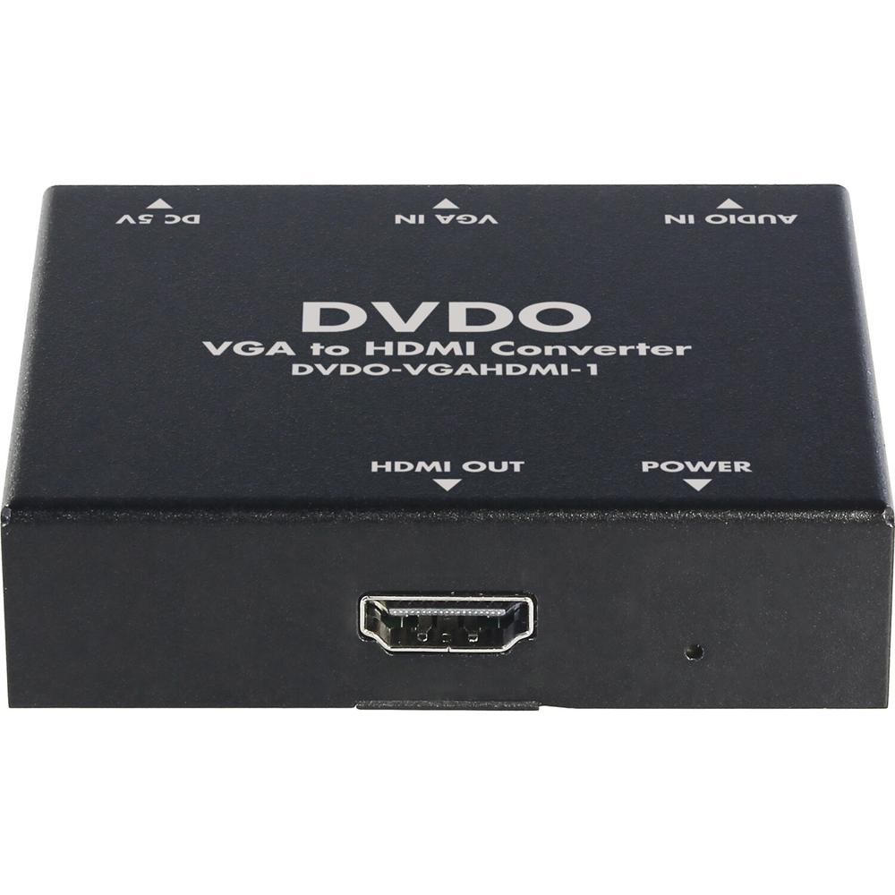 Convertidor DVDO VGA a HDMI - Soporta hasta 1920 x 1200 60 Hz, Audio Estéreo Analógico, Detección Au
