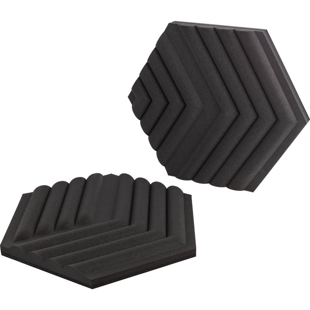 Elgato Wave Foam Acoustic Panels Set de Extensión (Negro) - 2 Paneles Livianos, Absorbentes de Sonid