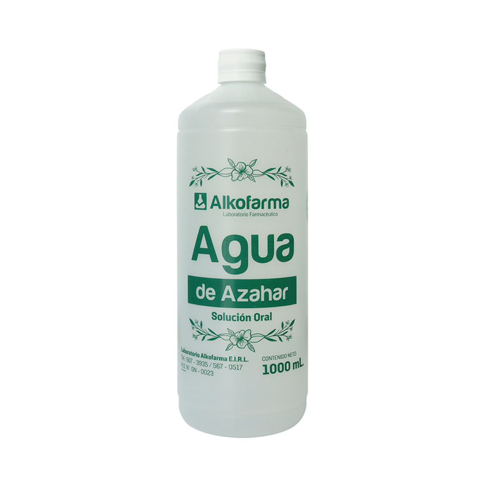 Agua de Azahar De 1000 ml Alkofarma