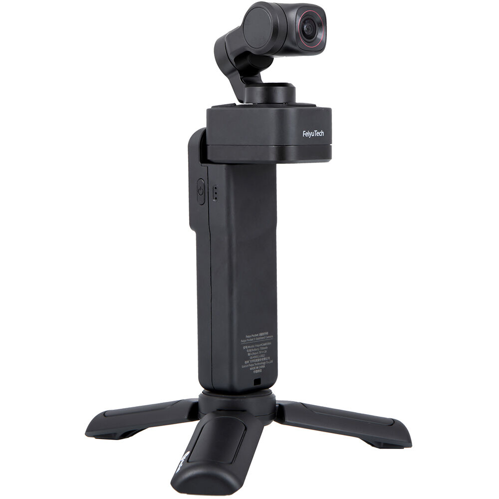 Cámara Gimbal Portátil Feiyu Pocket 3 de 3 Ejes con Kit de Mango Remoto - Sensor CMOS de 12MP, Cuerp