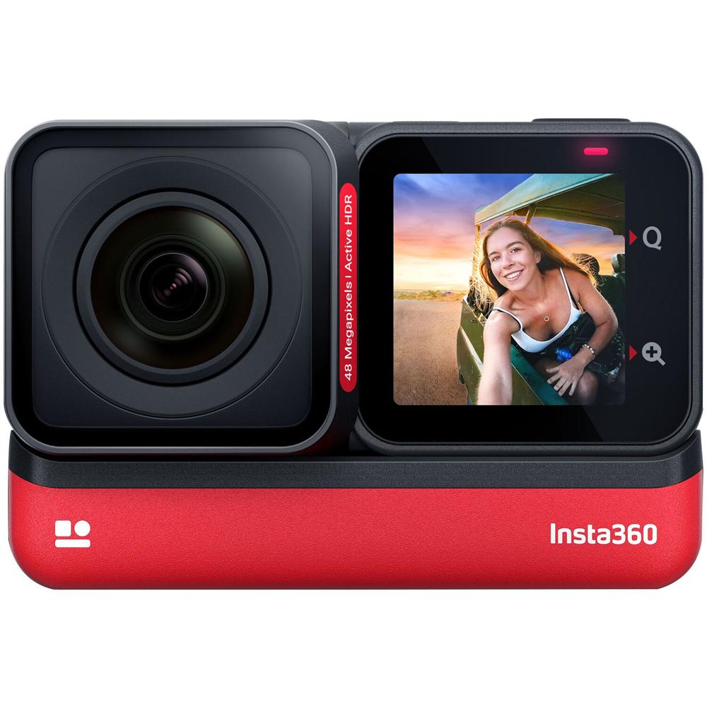 Cámara Insta360 ONE RS Twin Edition: Sistema Modular de Acción y 360, Video 5.7K30, Fotos 18MP, Efec