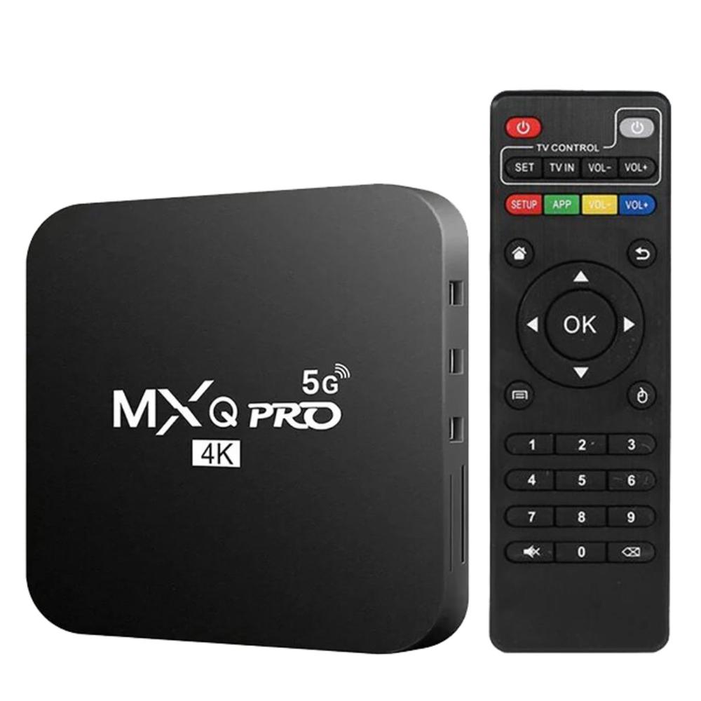 Tv Box Android Mx Qpro 4k Almacenamiento 64gb + Ram 4gb Convertidor Smart
