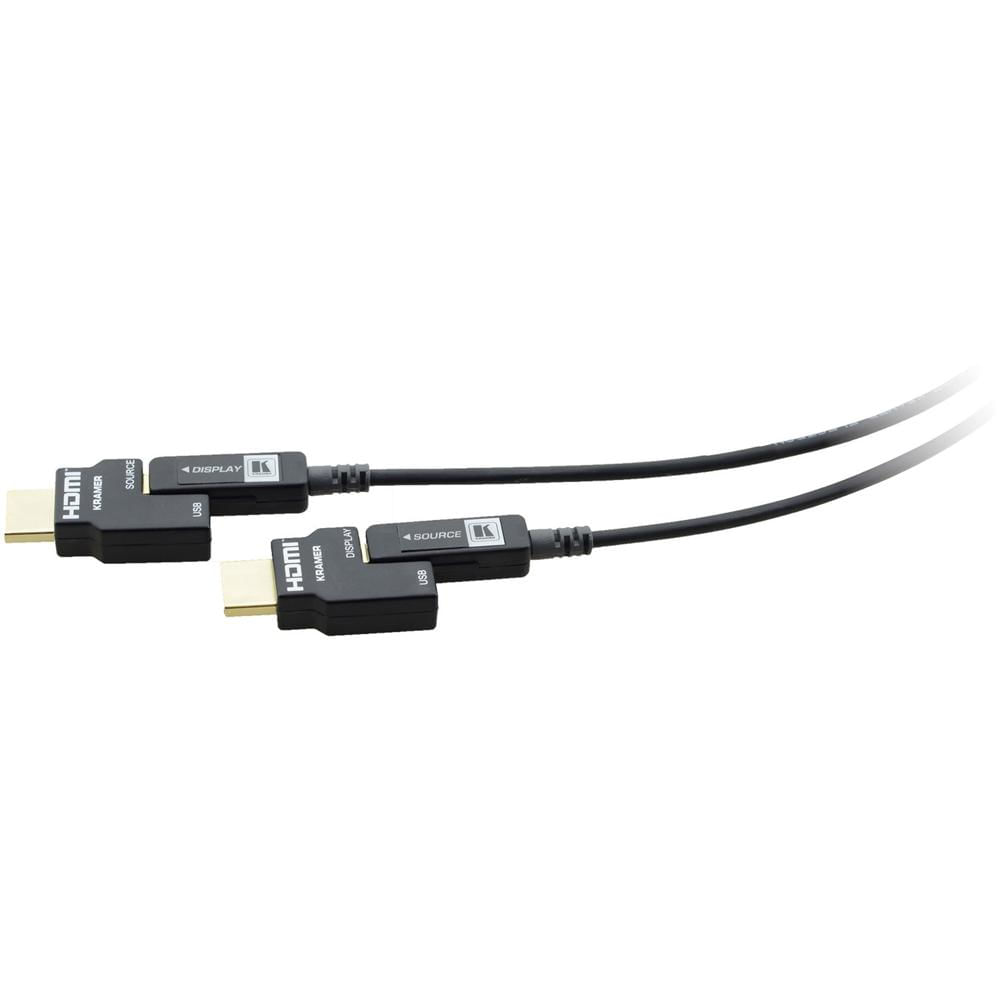 Kramer CP-AOCH-131 Cable HDMI de Fibra Óptica de Alta Velocidad (131') - Soporta Full HD, 4K, 3D, Co