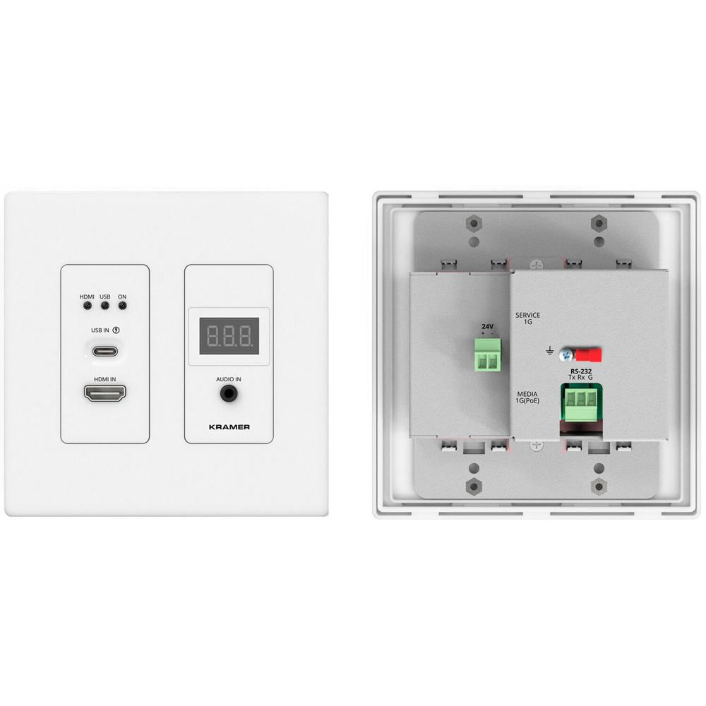 Kramer AV-over-IP Wall-Plate Encoder 4K60 4:2:0 & HDR10 - Ideal para Implementaciones a Gran Escala,