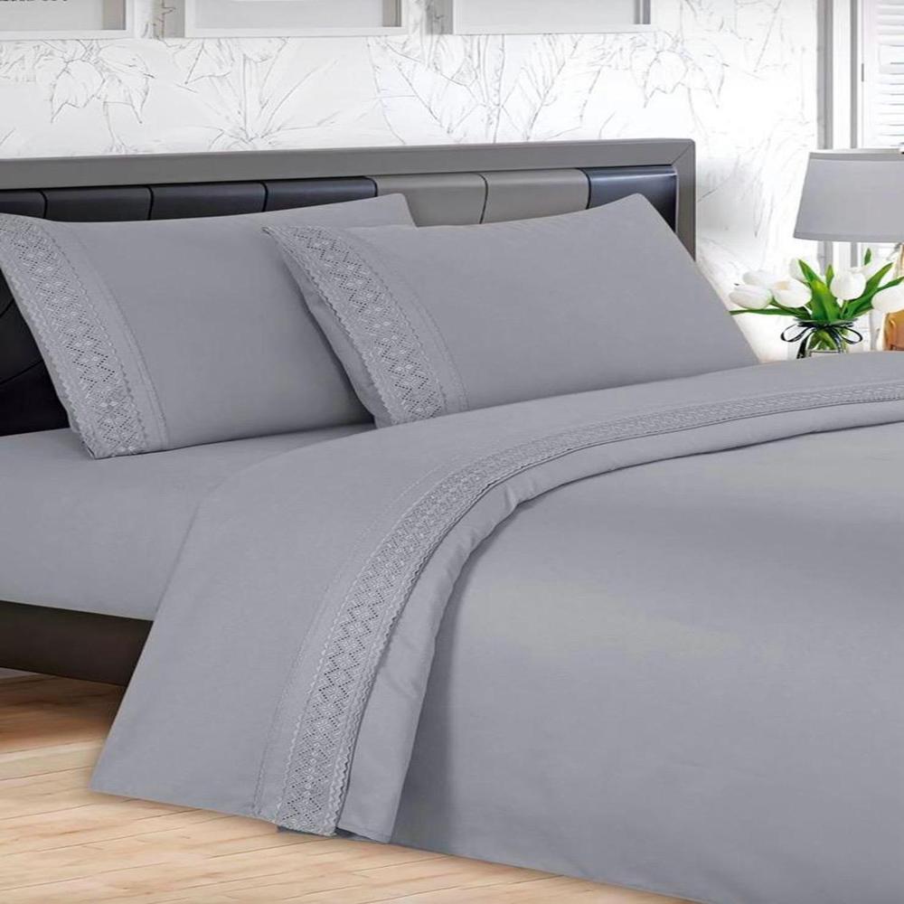 Set de Sabanas Queen Casatex 100% algodón de 4 Piezas G - 1