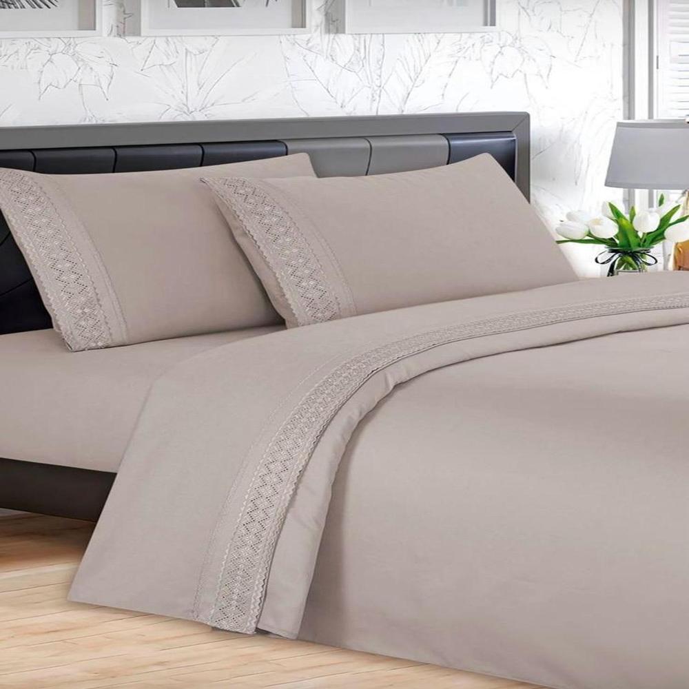 Set de Sabanas Queen Casatex 100% algodón de 4 Piezas B - 1