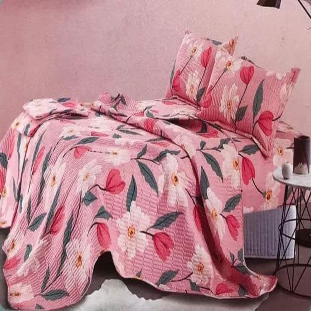 Set de Cubrecama QUEEN Mingjia 100% Algodón de 5 Piezas R - 1