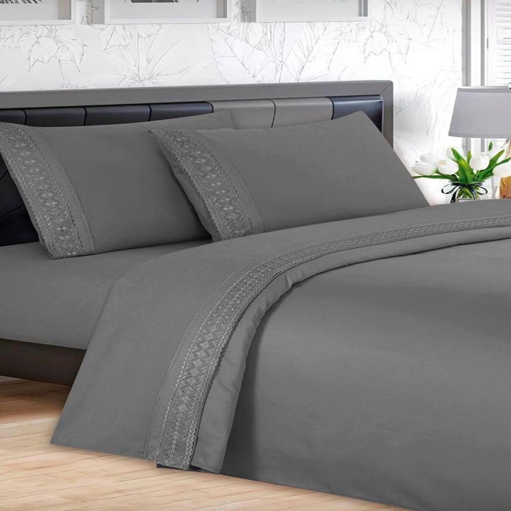 Set de Sabanas King Casatex 100% algodón de 6 Piezas N - 1