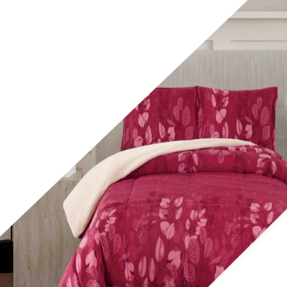 Set de Edredon 2pz Piel c/ Carnero Venezia 100% calidad de 5 Piezas RO - 1