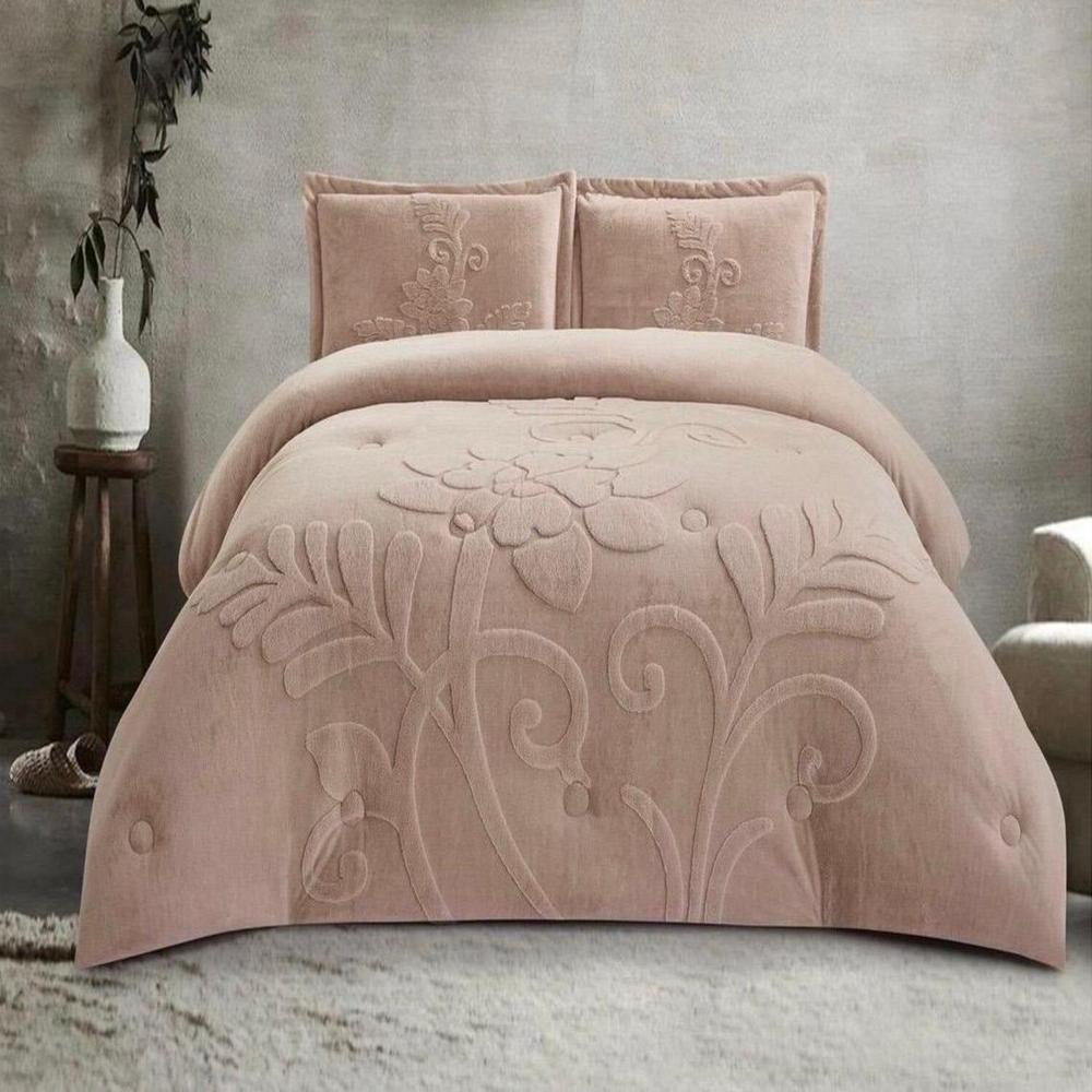 Set de Edredon King Piel Conejo c/ Piel de Angel Venezia 100% Algodón de 5 Piezas M - 1