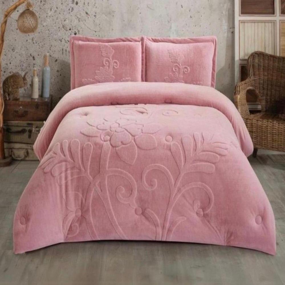 Set de Edredon King Piel Conejo c/ Piel de Angel Venezia 100% Algodón de 5 Piezas R - 1