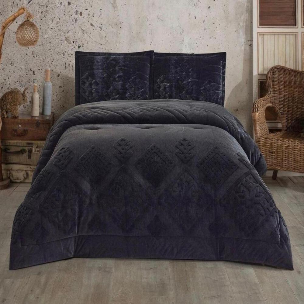 Set de Edredon Queen Piel Conejo c/ Piel de Angel Venezia 100% Algodón de 5 Piezas N - 1