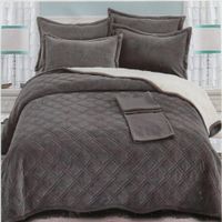Set de Cubrecama 2Pz Piel c/ Carnero  Mingjia 100% Algodón de 5 Piezas N - 1