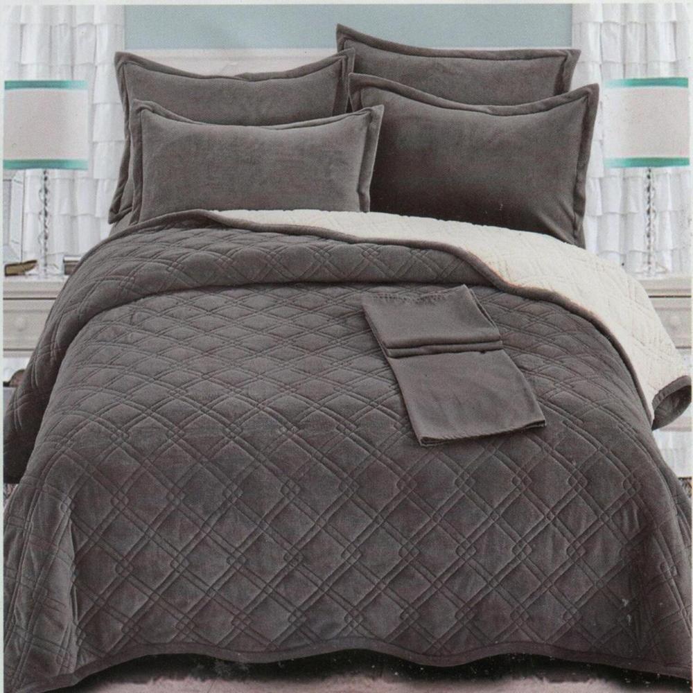 Set de Cubrecama 2Pz Piel c/ Carnero  Mingjia 100% Algodón de 5 Piezas N - 1