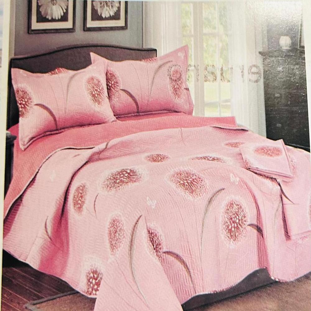 Set de Cubrecama 1.5pz Mingjia 100% Algodón de 4 piezas R - 1