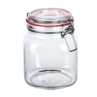 Frasco de Vidrio Hermético 1000ml Orange