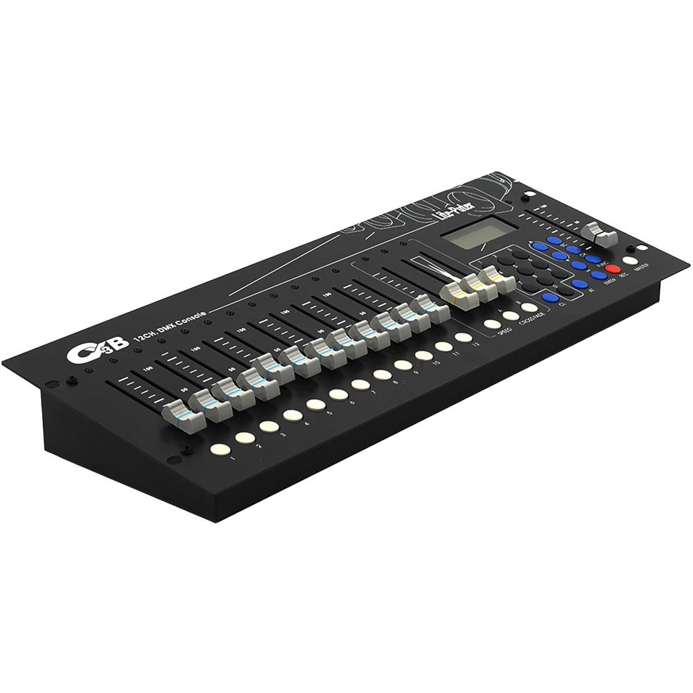 ikan Lite-Puter Consola de Iluminación DMX de 12 Canales con Control de 512 Canales y 1000 Escenas