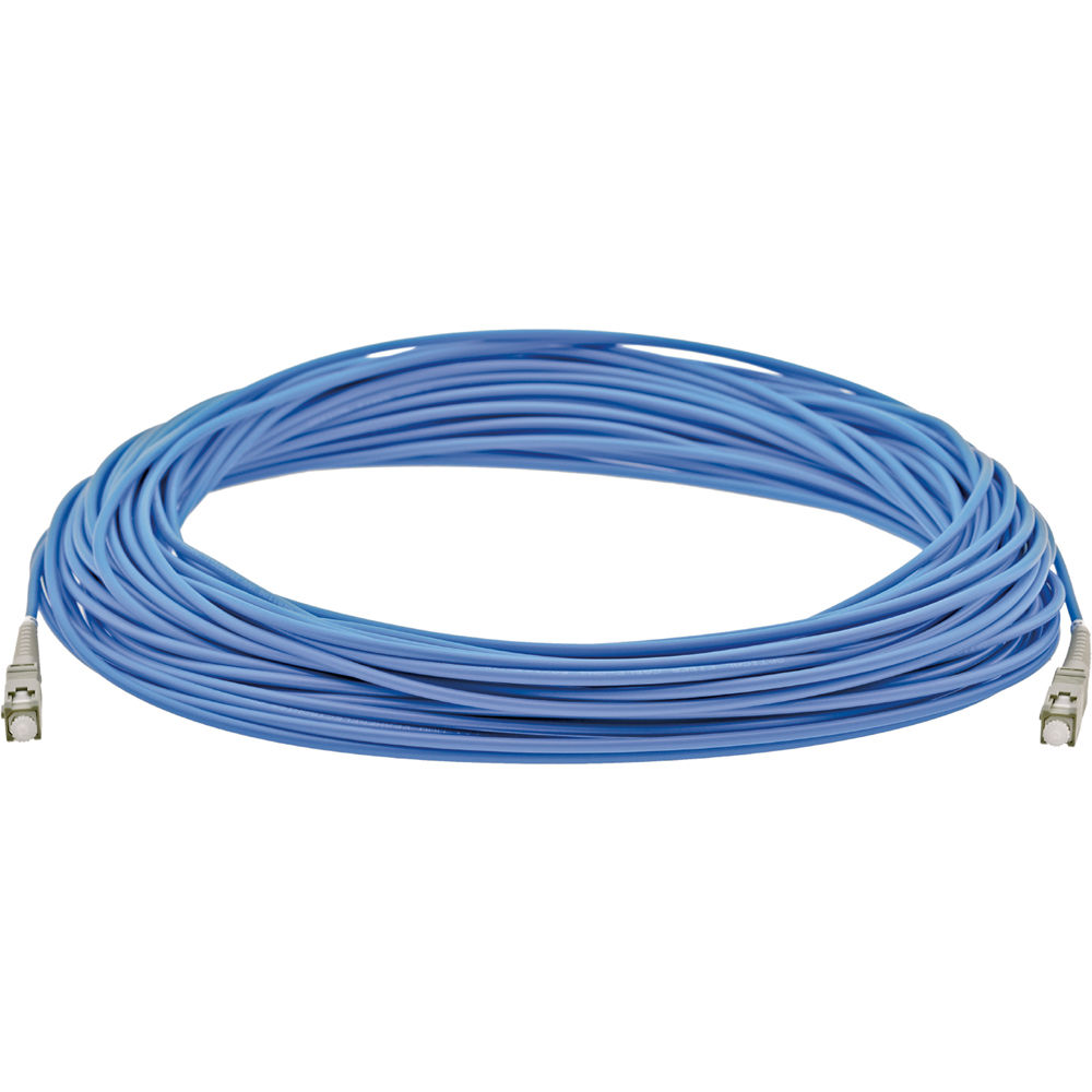 Kramer SC OM4 Cable de Fibra Óptica (98') - Fibra Multimodo 50/125um, Conectores SC, Soporta Aplicac