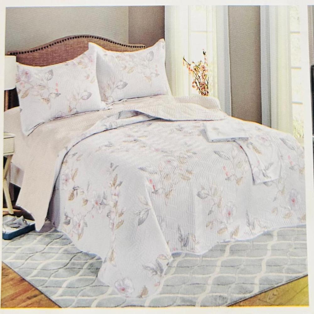 Set de Cubrecama Queen Mingjia 100% Algodón de 5 piezas G - 1