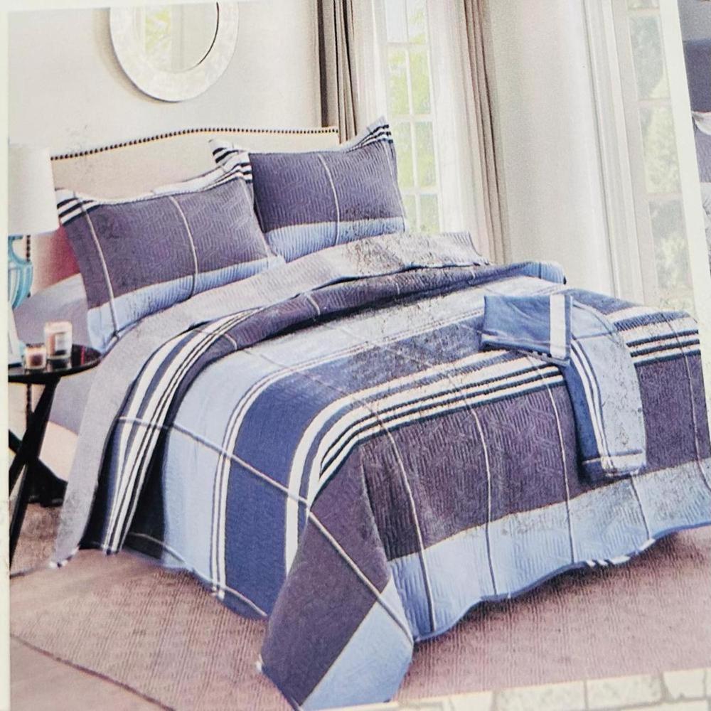 Set de Cubrecama 1.5pz Mingjia 100% Algodón de 4 piezas MC - 1