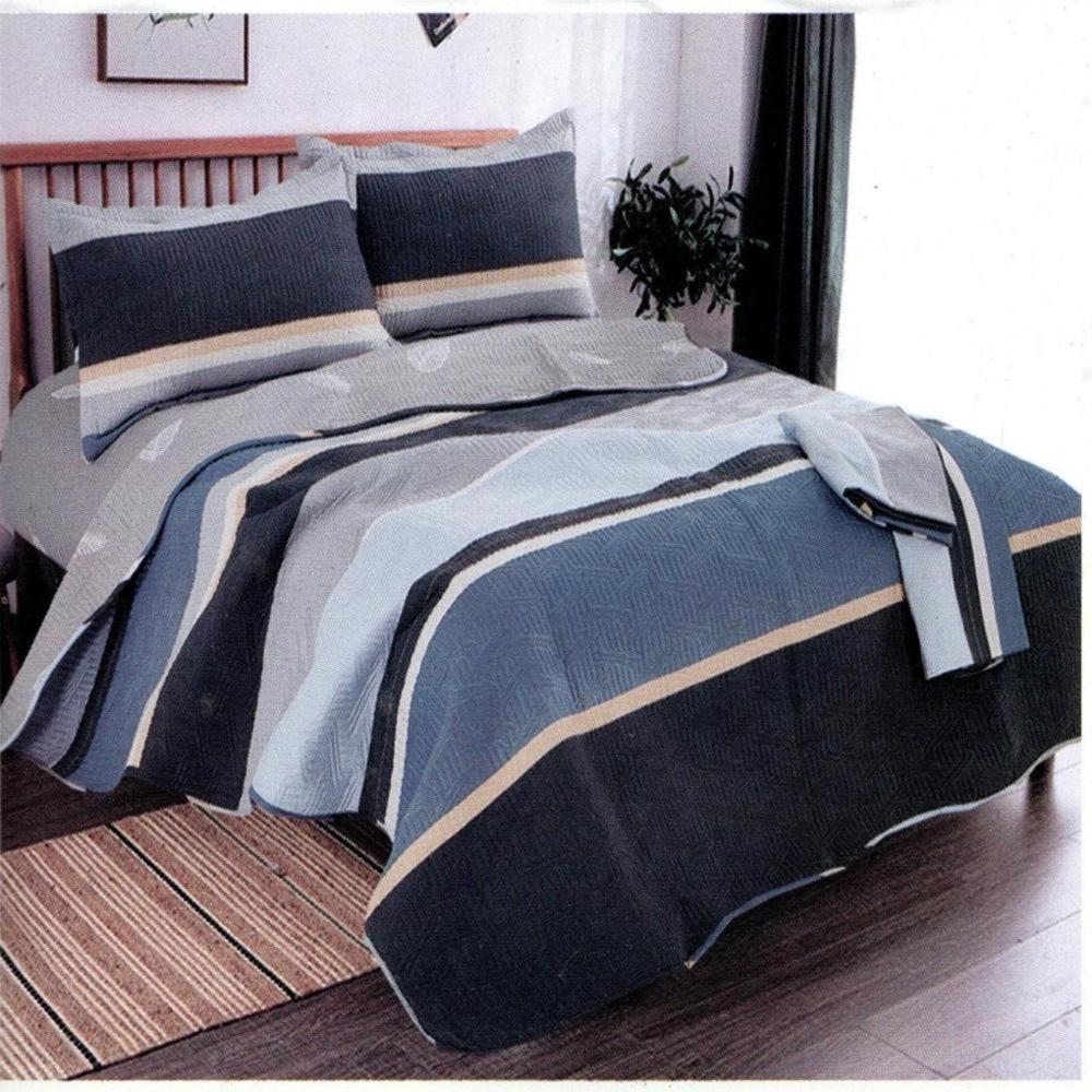 Set de Cubrecama 1.5pz Mingjia 100% Algodón de 4 piezas MC - 1