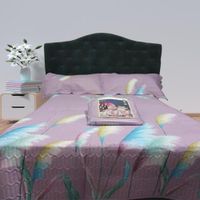 Set de Cubrecama QUEEN Mingjia 100% Algodón de 5 Piezas V - 1