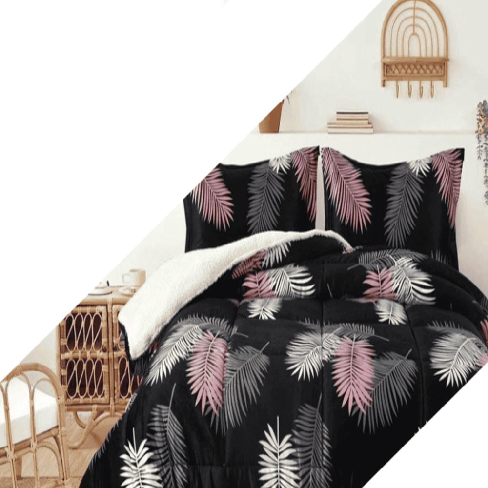 Set de Edredon 2pz Piel c/ Carnero Venezia 100% calidad de 5 Piezas N - 1