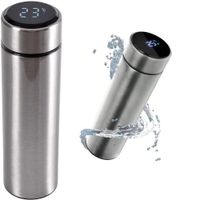 Termo Inteligente Acero Inoxidable Botella Termica Plata