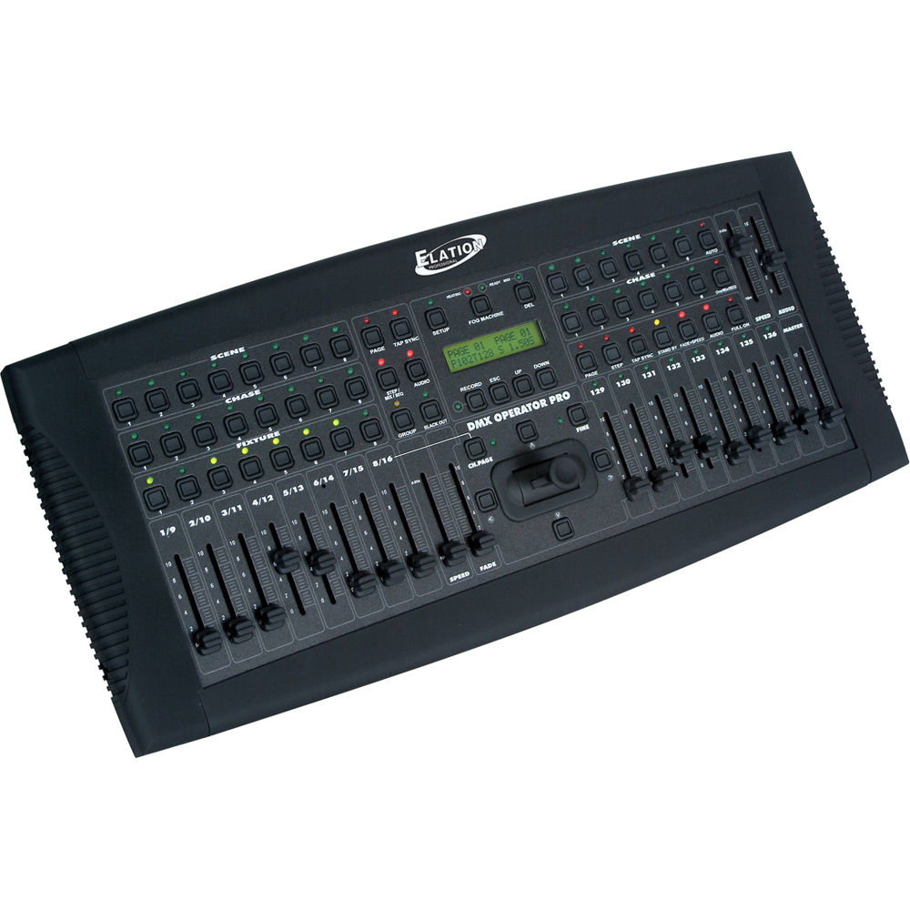 Consola de Control de Iluminación American DJ DMX Operator Pro - Controla hasta 8 Luces Móviles, 128
