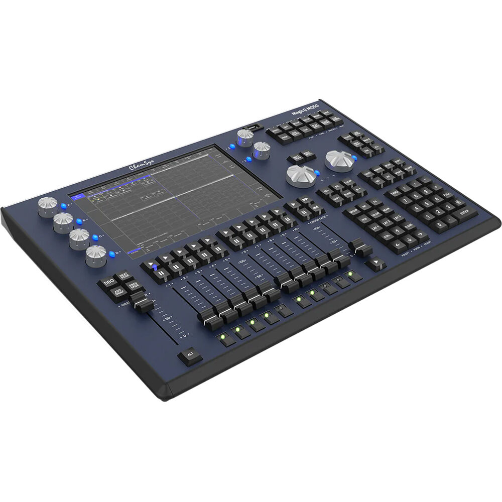 Consola de Iluminación Profesional ChamSys MagicQ MQ50 - 8 Universos, Pantalla Táctil de 10.1"", 4096