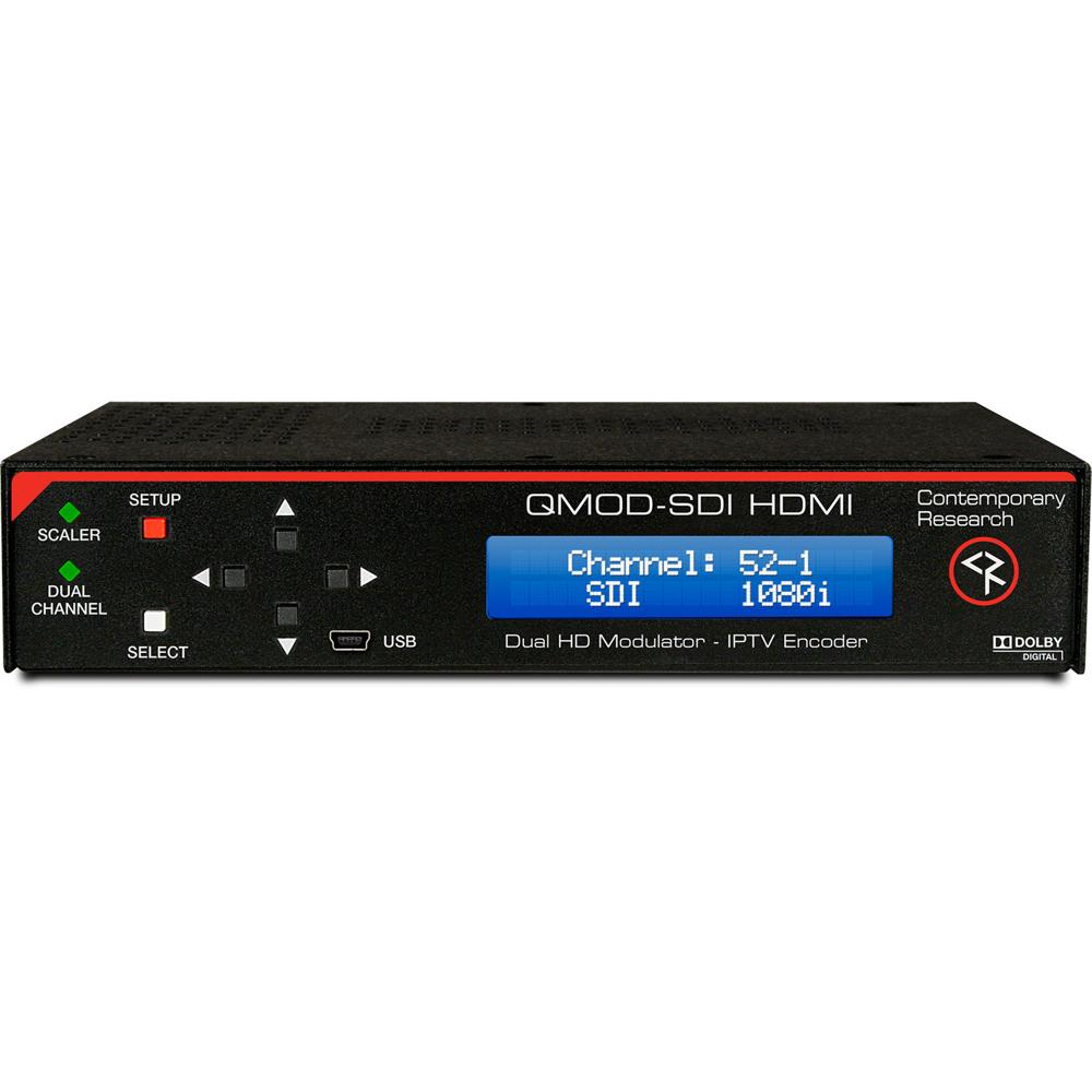 Contemporary Research QMOD-SDI HDMI HDTV Modulator and IPTV Encoder