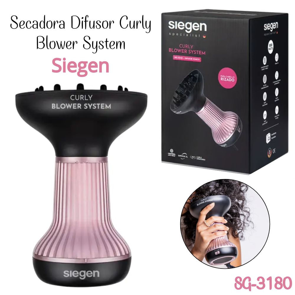 Secadora Siegen Difusor Curly Blower System SG-3180