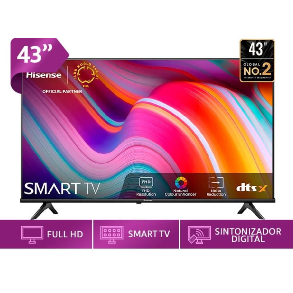 Televisor Hisense LED 43"" FHD Smart TV - 43A4K