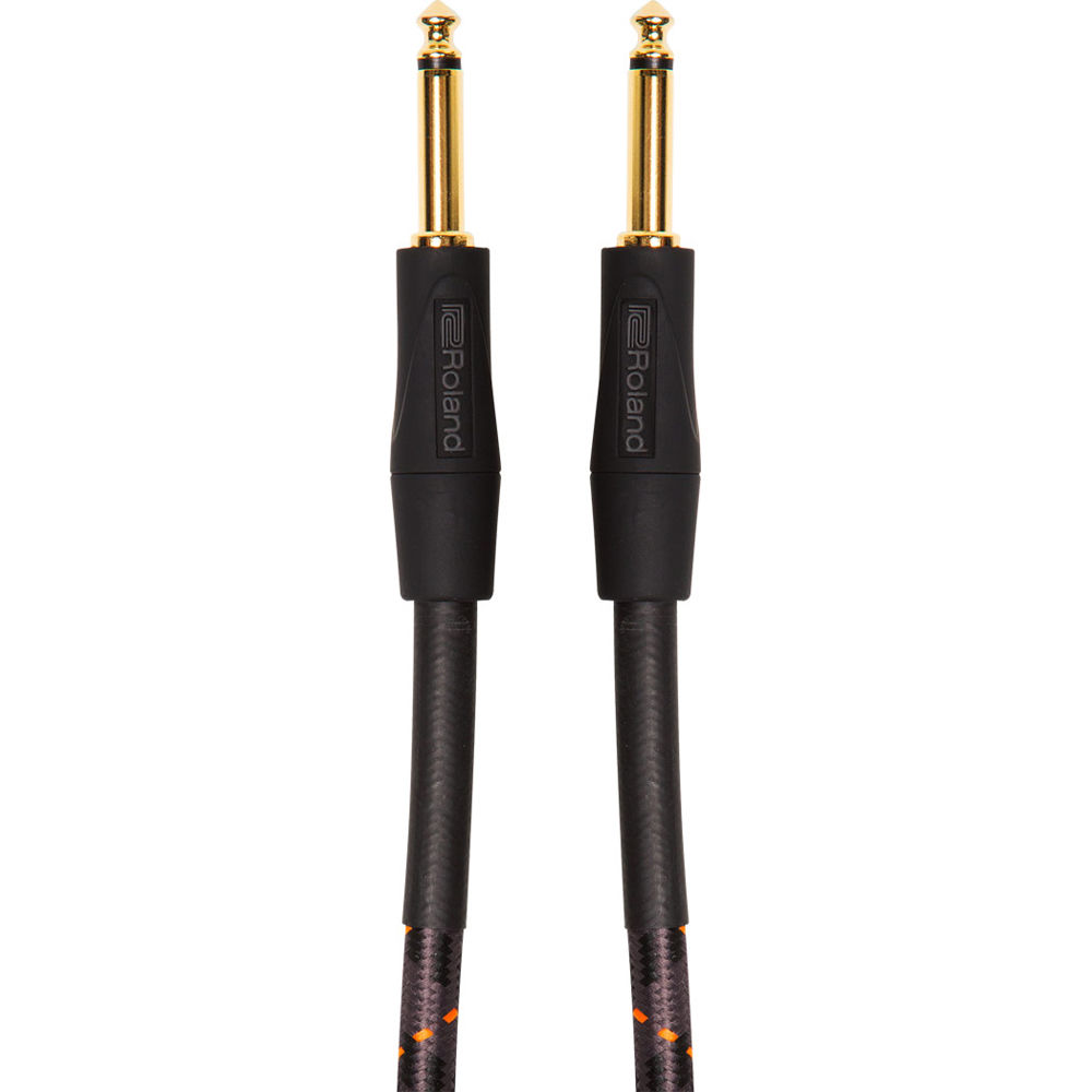Roland Gold Series 1/4"" Plug to 1/4"" Plug Instrument Cable (5')