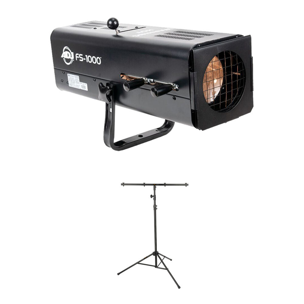 Sistema American DJ FS-1000 con Foco de Alta Potencia y Trípode - Lámpara Halógena de 575W, Diseño d